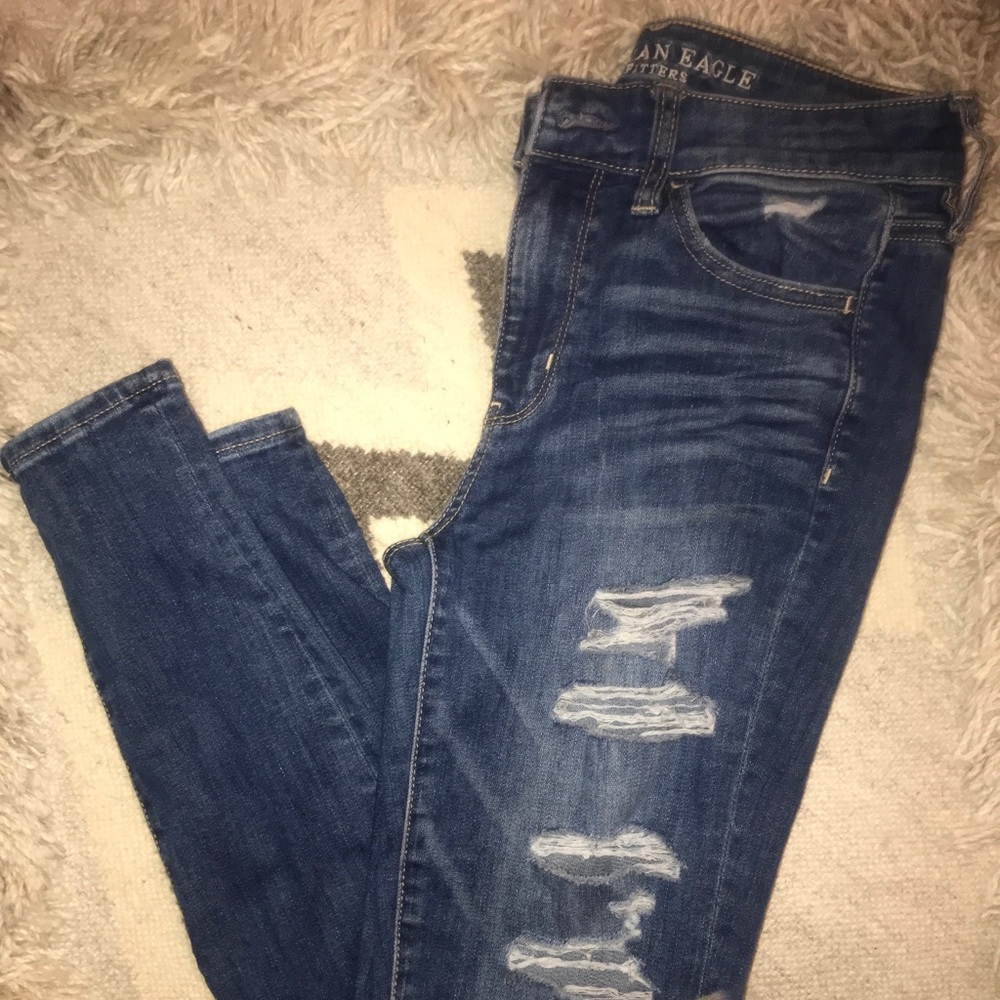 American eagle high waisted jeans